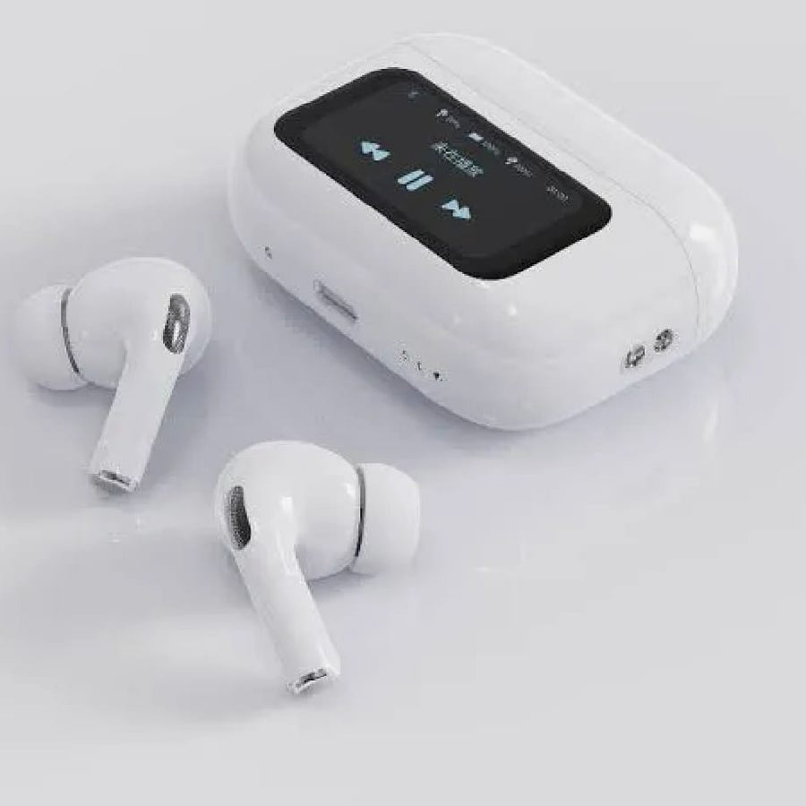 Apple A9 Pro ANC Wireless Earbuds – Premium Sound, ENC Noise Reduction & LED Battery Display