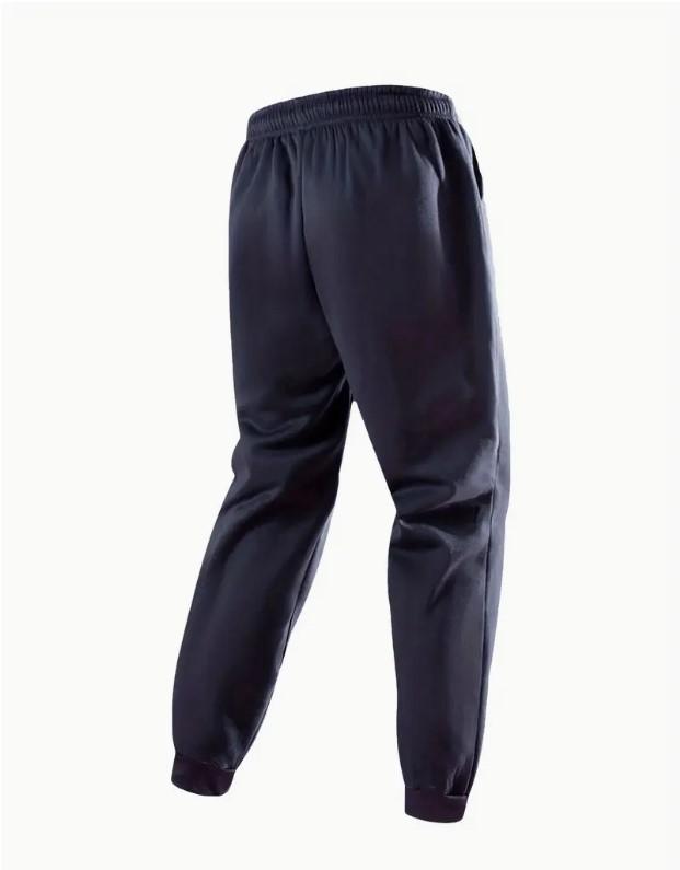 Men Fleece Zip Track Suit Blue Winter Warm