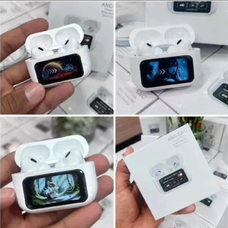 Apple A9 Pro ANC Wireless Earbuds – Premium Sound, ENC Noise Reduction & LED Battery Display