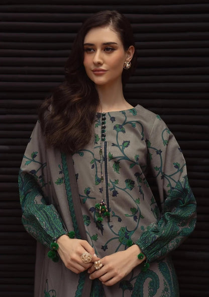 3 Piece Stitched Digital Printed Khaddar Suit ( Printed Khaddar Dupatta )