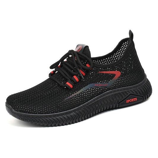 Old Beijing Cloth Shoes Women's Breathable Summer Mesh Shoes Sports Casual Shoes Non-slip Soft Sole