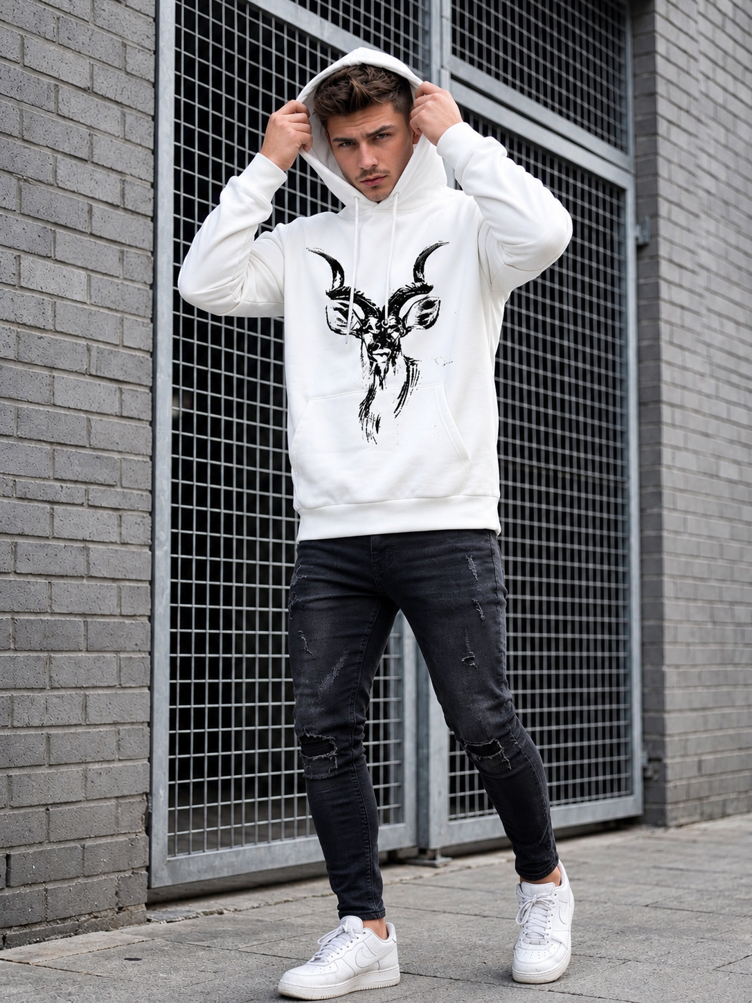 Men’s Premium Graphic Hoodie – Stylish Winter Streetwear